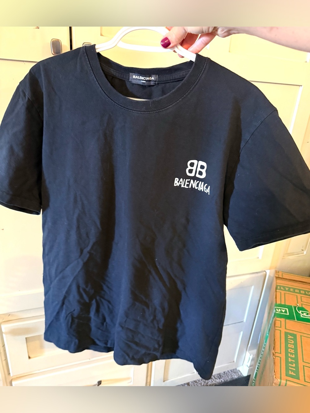Balenciaga black T-shirt- size M, good condition